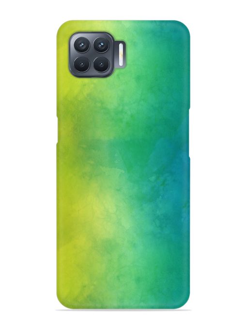 Yellow Green Gradient Snap Case for Oppo F17 Pro