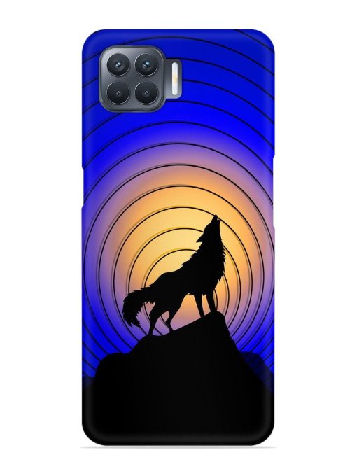 Fox Roaring Design Snap Case for Oppo F17 Pro Zapvi