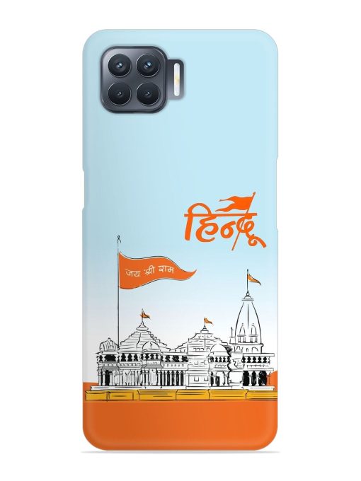 Ram Mandir Hindu Snap Case for Oppo F17 Pro