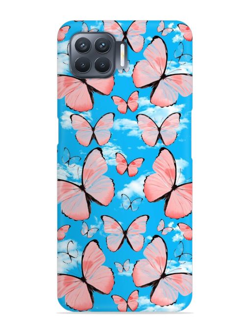 Seamless Pattern Tropical Snap Case for Oppo F17 Pro