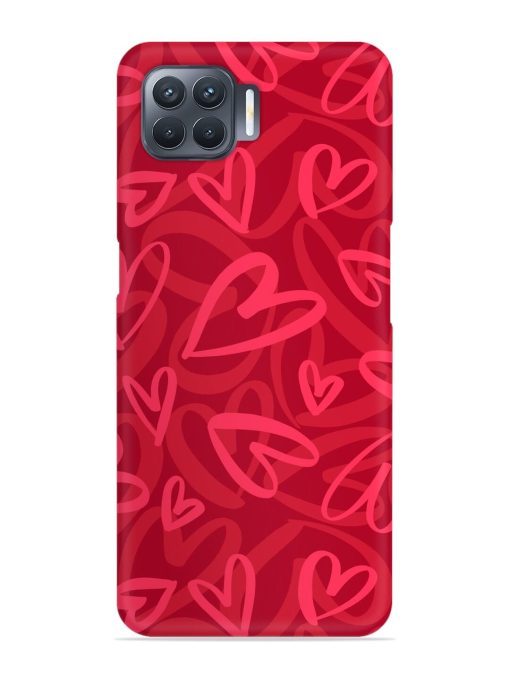 Seamless Romantic Pattern Snap Case for Oppo F17 Pro Zapvi