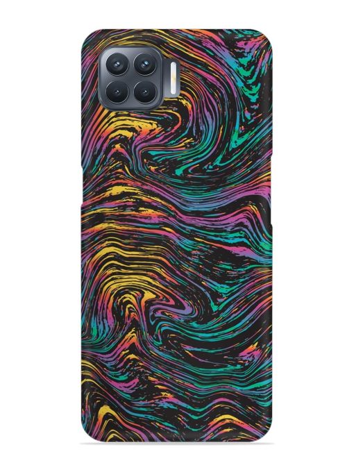 Abstract Liquid Colors Snap Case for Oppo F17 Pro