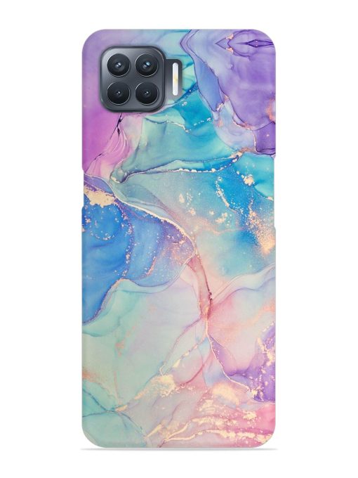 Alcohol Ink Colors Snap Case for Oppo F17 Pro