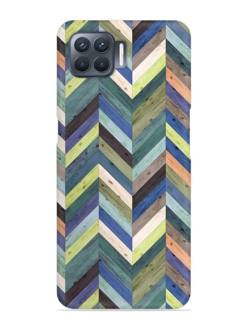 Chevron Random Color Snap Case for Oppo F17 Pro Zapvi