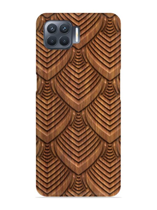 Carved Pattern On Snap Case for Oppo F17 Pro