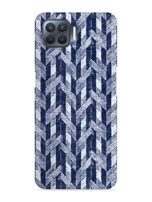 Abstract Herringbone Motif Snap Case for Oppo F17 Pro