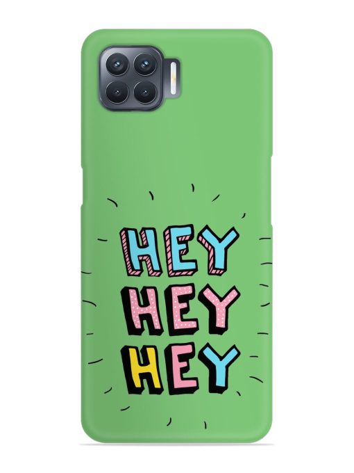 Hey Vector Cartoon Snap Case for Oppo F17 Pro