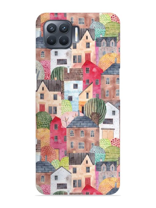 Abstract Seamless Pattern Snap Case for Oppo F17 Pro Zapvi