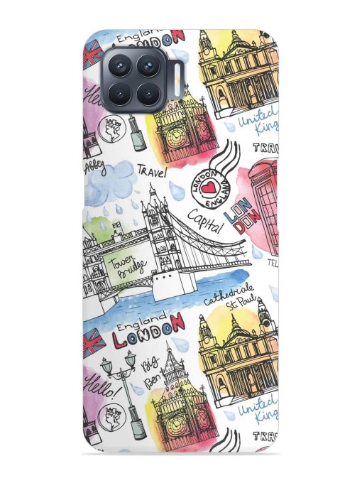 Vector London Landmark Snap Case for Oppo F17 Pro