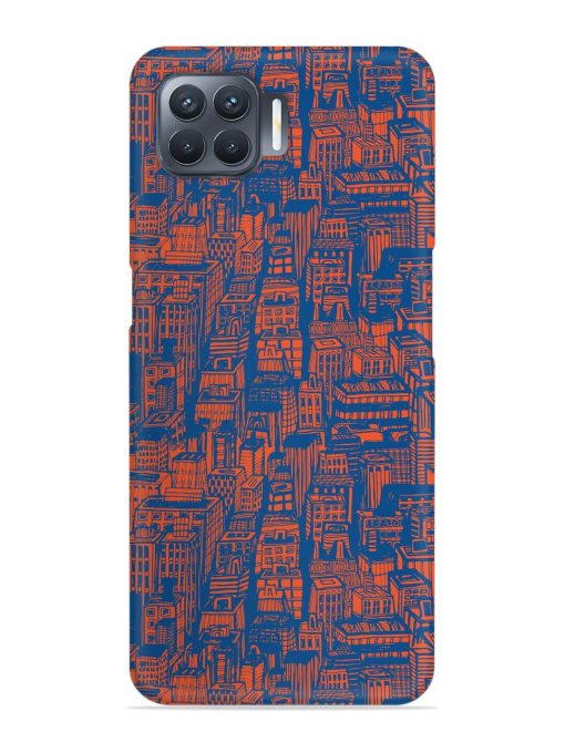 Hand Drawn Seamless Snap Case for Oppo F17 Pro