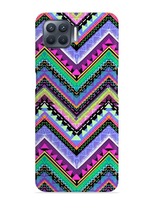 Tribal Aztec Print Snap Case for Oppo F17 Pro