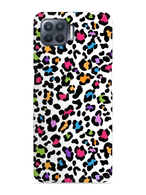 Seamless Leopard Pattern Snap Case for Oppo F17 Pro Zapvi