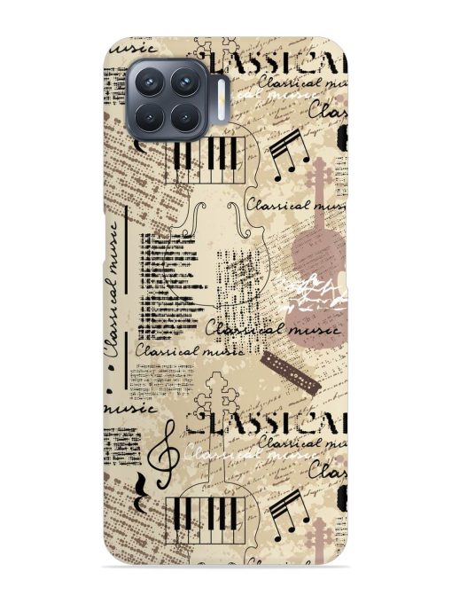 Classical Music Lpattern Snap Case for Oppo F17 Pro