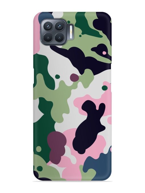 Seamless Funky Camouflage Snap Case for Oppo F17 Pro