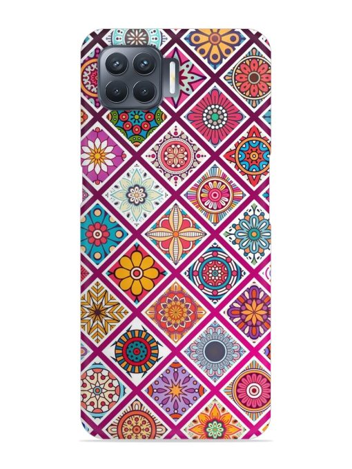 Seamless Tile Pattern Snap Case for Oppo F17 Pro