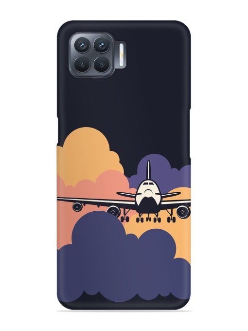 Aeroplane vector Snap Case for Oppo F17 Pro Zapvi