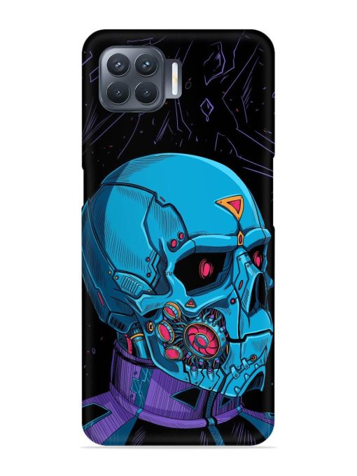 Skull Robo Vector Snap Case for Oppo F17 Pro Zapvi