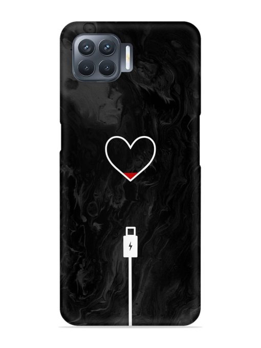 Heart Charging Vector Snap Case for Oppo F17 Pro Zapvi