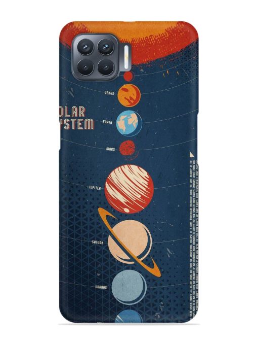 Solar System Vector Snap Case for Oppo F17 Pro