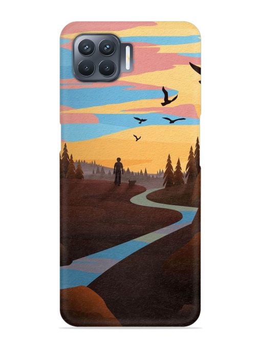 Natural Landscape Art Snap Case for Oppo F17 Pro