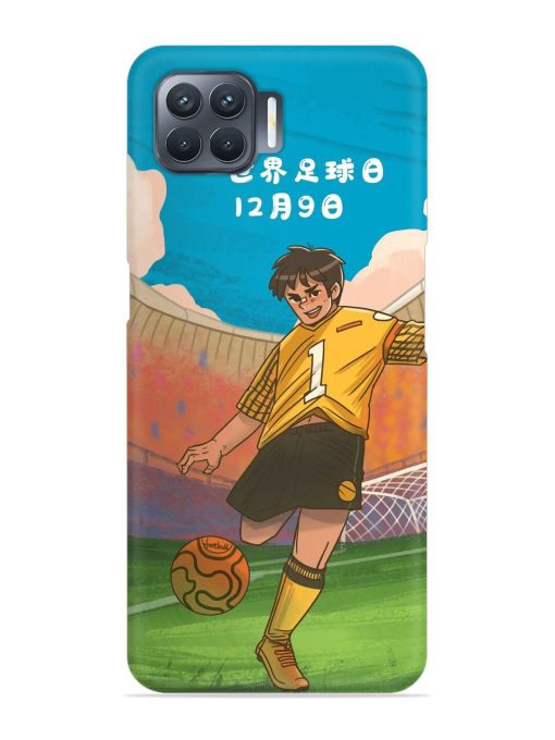 Soccer Kick Snap Case for Oppo F17 Pro