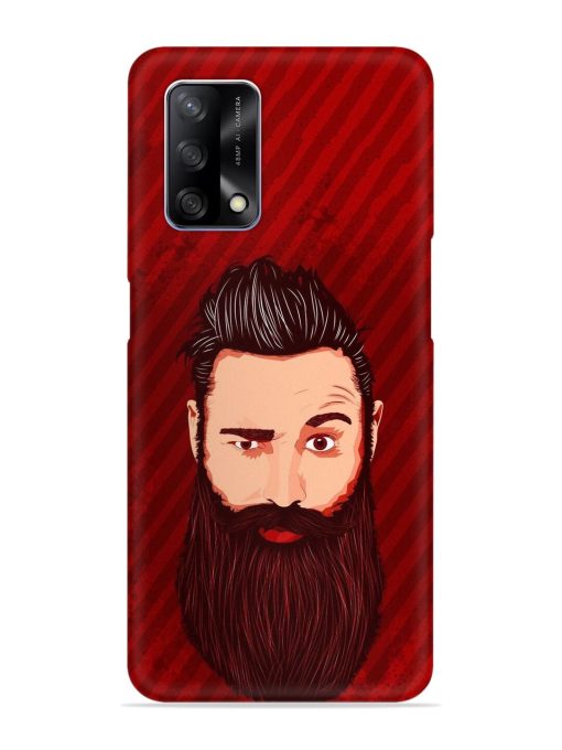 Beardo Man Snap Case for Oppo F19 Zapvi