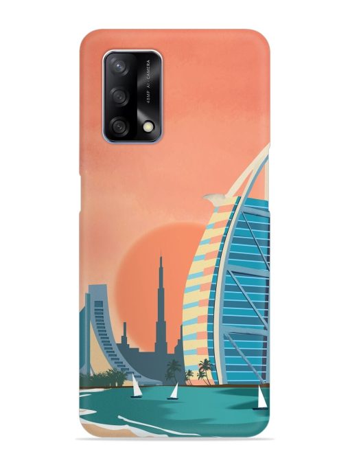 Dubai Architectural Scenery Snap Case for Oppo F19 Zapvi