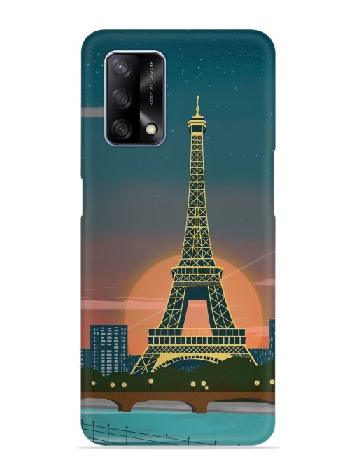 Scenery Architecture France Paris Snap Case for Oppo F19 Zapvi