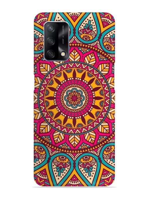 Mandala Joy Snap Case for Oppo F19 Zapvi