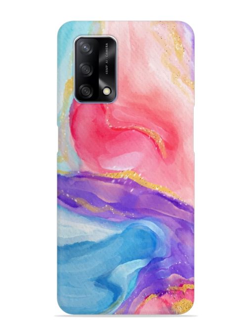 Watercolor Gradient Snap Case for Oppo F19