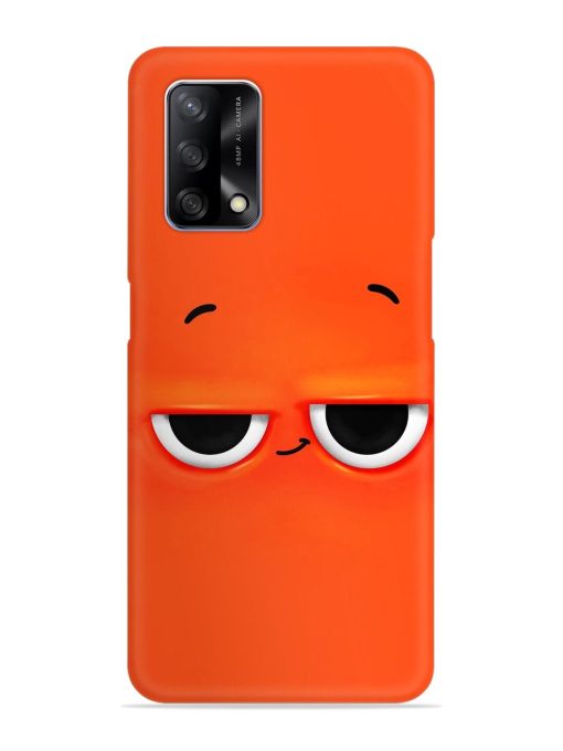 Smiley Face Snap Case for Oppo F19 Zapvi