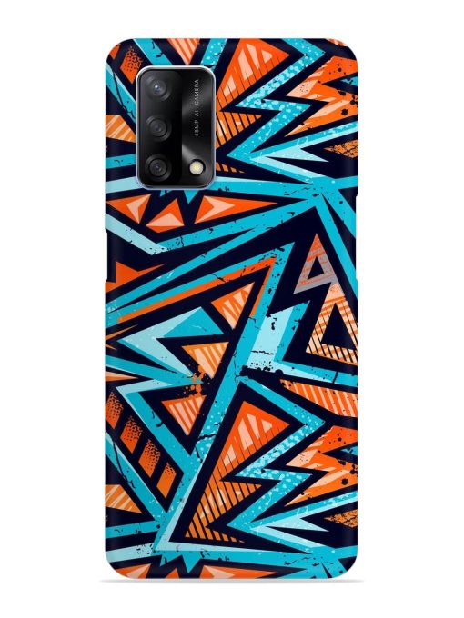 Abstract Seamless Grunge Snap Case for Oppo F19 Zapvi