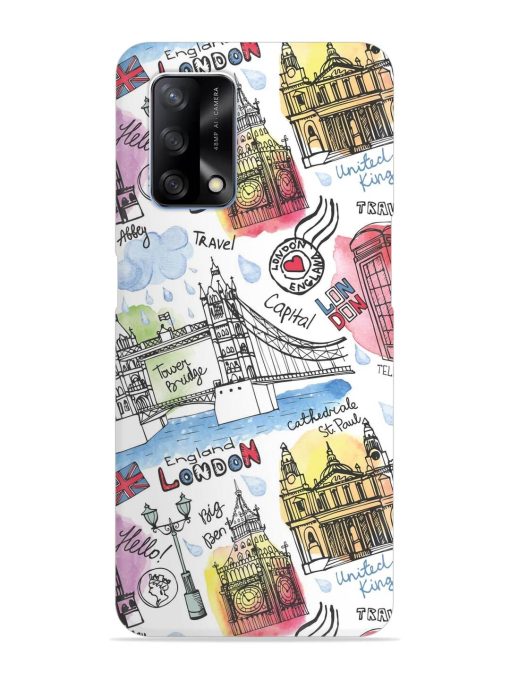 Vector London Landmark Snap Case for Oppo F19