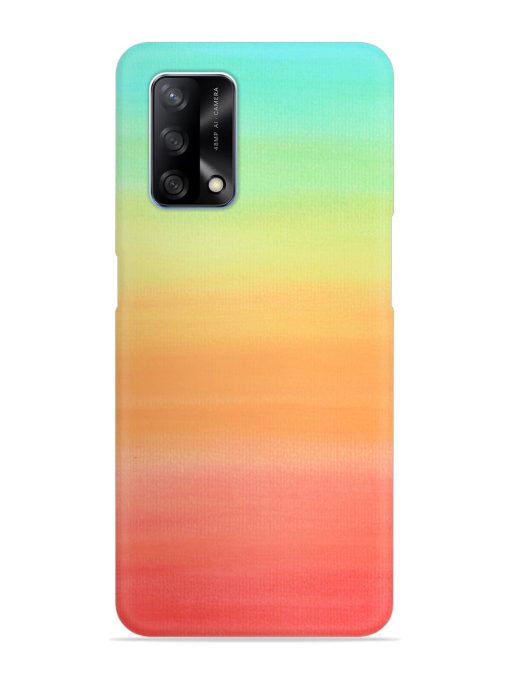 Background Sky Watercolor Snap Case for Oppo F19 Zapvi