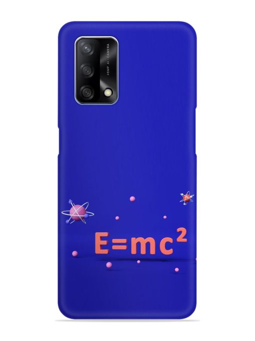 Formula Relativity Equation Snap Case for Oppo F19 Zapvi