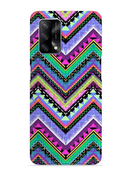 Tribal Aztec Print Snap Case for Oppo F19 Zapvi