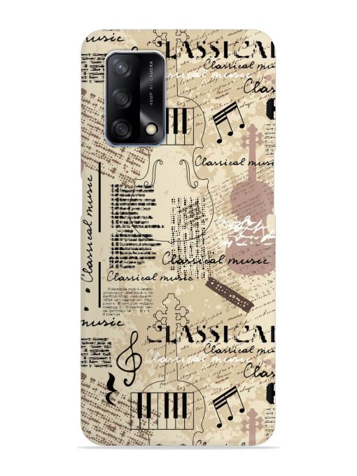 Classical Music Lpattern Snap Case for Oppo F19 Zapvi