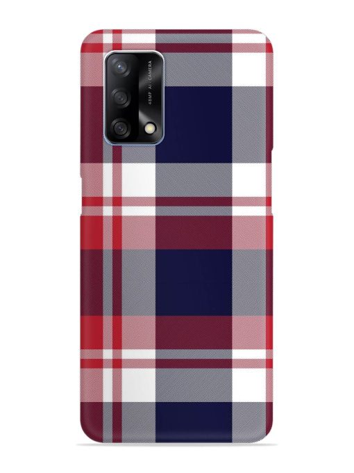 Classic Plaid Tartan Snap Case for Oppo F19 Zapvi