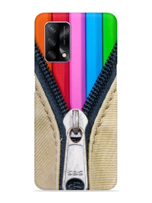 Zip In Color Snap Case for Oppo F19 Zapvi