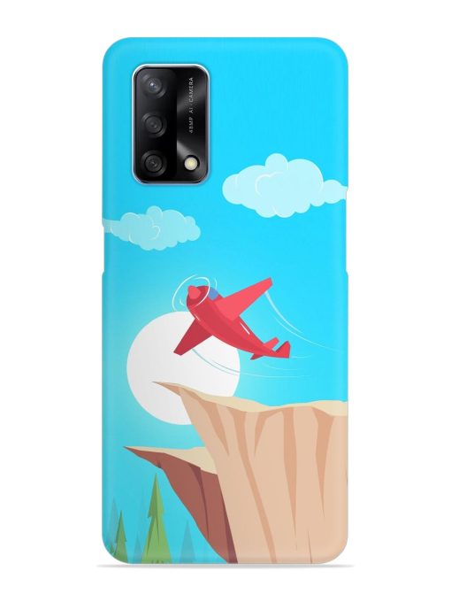 Small Planes In Flight Snap Case for Oppo F19 Zapvi