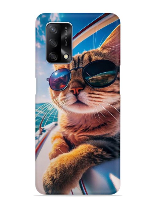 Cat In Style Snap Case for Oppo F19 Zapvi