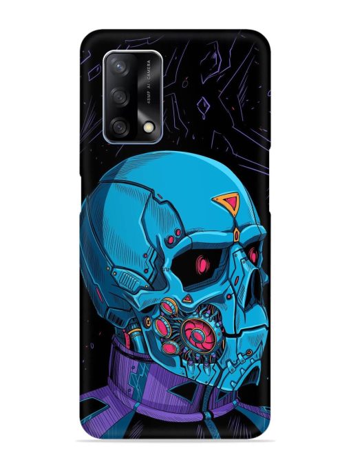 Skull Robo Vector Snap Case for Oppo F19 Zapvi