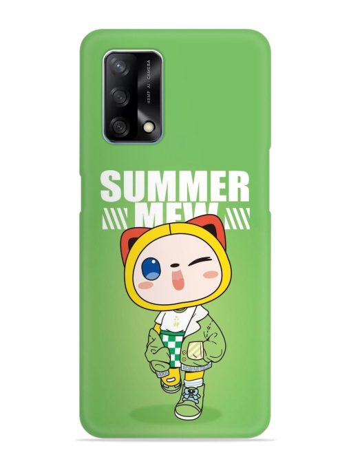 Summer Mew Snap Case for Oppo F19 Zapvi