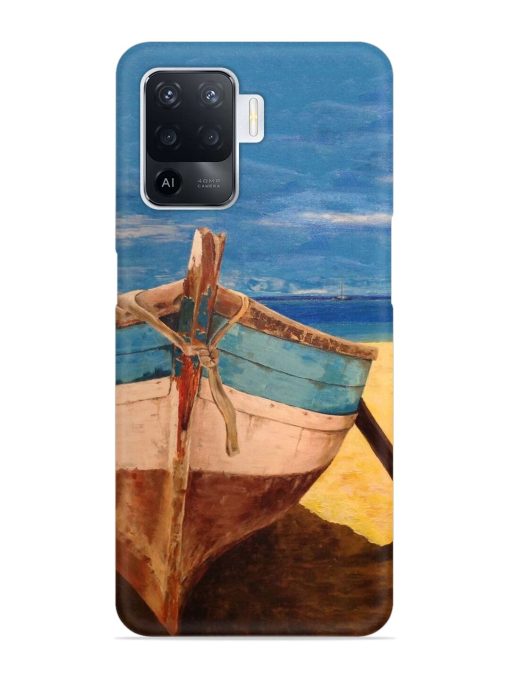 Canvas Painting Snap Case for Oppo F19 Pro