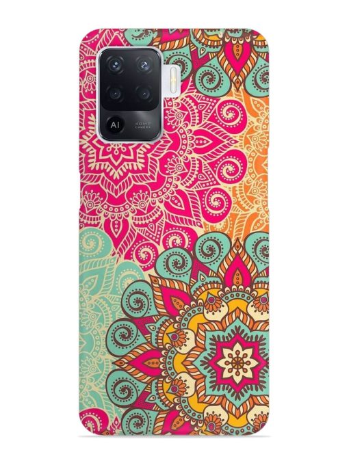 Mandala Seamless Snap Case for Oppo F19 Pro