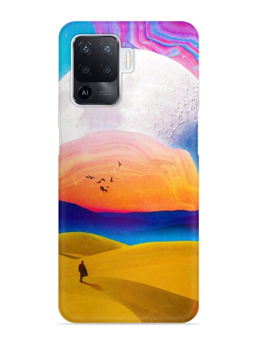 Sandy Desert Snap Case for Oppo F19 Pro