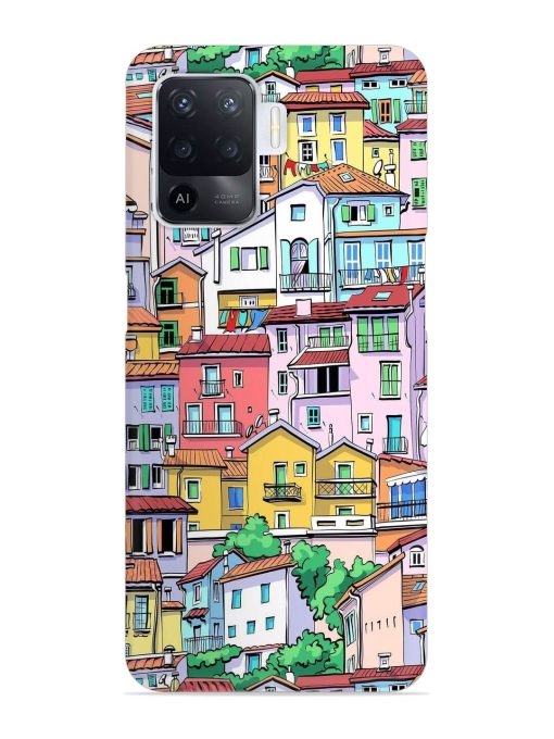 Europe Old Town Snap Case for Oppo F19 Pro