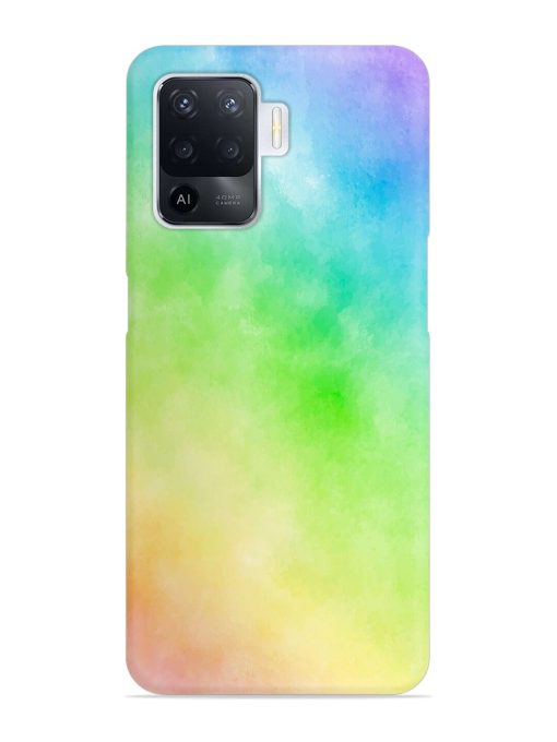 Watercolor Mixture Snap Case for Oppo F19 Pro Zapvi