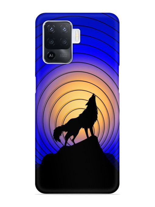 Fox Roaring Design Snap Case for Oppo F19 Pro Zapvi