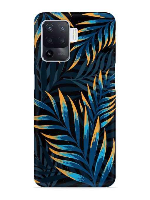Abstract Leaf Art Snap Case for Oppo F19 Pro Zapvi